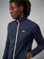 Ash Light Packable Jacket Navy Men J.Lindeberg Clothing 66XF2398 - Image 3