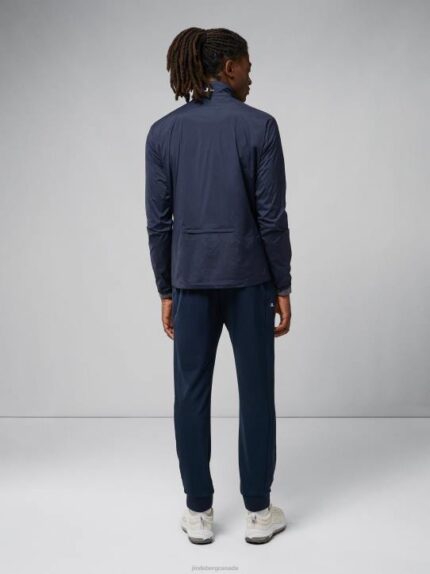 Ash Light Packable Jacket Navy Men J.Lindeberg Clothing 66XF2398
