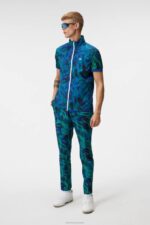 Ash Light Packable Print Vest Death Valley Men J.Lindeberg Clothing 66XF678 - Image 2