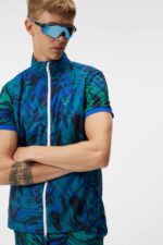 Ash Light Packable Print Vest Death Valley Men J.Lindeberg Clothing 66XF678 - Image 3