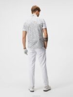 Ash Light Packable Print Vest White Bridge Swirl Men J.Lindeberg Clothing 66XF703