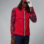 Ash Light Packable Vest Barbados Cherry Men J.Lindeberg Clothing 66XF2394