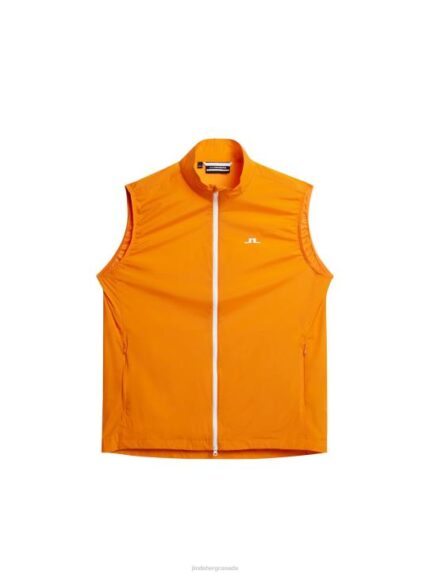 Ash Light Packable Vest Exuberance Men J.Lindeberg Clothing 66XF685