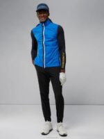 Ash Light Packable Vest Nautical Blue Men J.Lindeberg Clothing 66XF2395 - Image 3