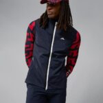 Ash Light Packable Vest Navy Men J.Lindeberg Clothing 66XF2393