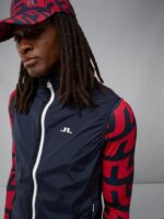 Ash Light Packable Vest Navy Men J.Lindeberg Clothing 66XF2393 - Image 4