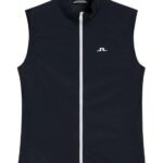 Ash Light Packable Vest Navy Men J.Lindeberg Clothing 66XF682