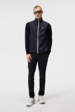 Ash Light Packable Vest Navy Men J.Lindeberg Clothing 66XF708 - Image 3