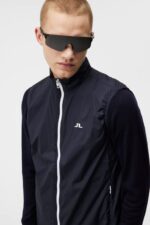 Ash Light Packable Vest Navy Men J.Lindeberg Clothing 66XF708 - Image 4