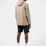 Ash Windbreaker Jacket Batique Khaki Men J.Lindeberg Clothing 66XF2456