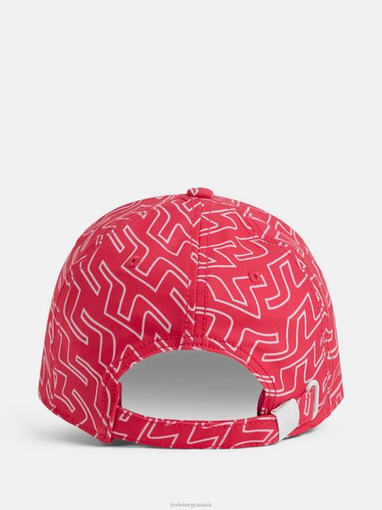 Asta Print Cap Azalea Bridge Swirl Women J.Lindeberg Accessory 66XF2000 - Image 1