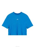 Aurelia Top Brilliant Blue Women J.Lindeberg Clothing 66XF1408 - Image 4