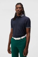 Austin Polo Navy Men J.Lindeberg Clothing 66XF49