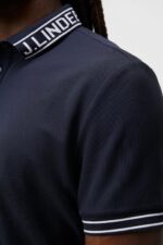 Austin Polo Navy Men J.Lindeberg Clothing 66XF49 - Image 5
