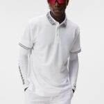 Austin Polo White Men J.Lindeberg Clothing 66XF48