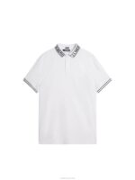 Austin Polo White Men J.Lindeberg Clothing 66XF48 - Image 6