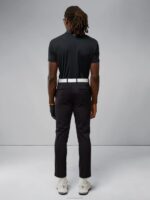 Axil Fleece Twill Pant Black Men J.Lindeberg Clothing 66XF2179 - Image 2