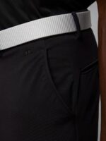 Axil Fleece Twill Pant Black Men J.Lindeberg Clothing 66XF2179 - Image 4