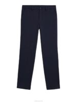 Axil Fleece Twill Pant Navy Men J.Lindeberg Clothing 66XF386 - Image 6