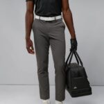 Axil Fleece Twill Pant Volcanic Ash Men J.Lindeberg Clothing 66XF2178