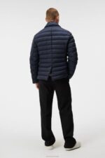 Bacchus Down Blazer Navy Men J.Lindeberg Clothing 66XF1199
