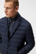 Bacchus Down Blazer Navy Men J.Lindeberg Clothing 66XF1199 - Image 3