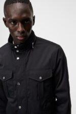 Bailey Poly Jacket Black Men J.Lindeberg Clothing 66XF929 - Image 4