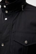 Bailey Poly Jacket Black Men J.Lindeberg Clothing 66XF929 - Image 5