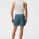 Banks Diamond Swim Trunks Estate Blue Men J.Lindeberg Clothing 66XF1120
