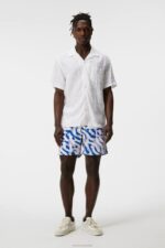 Banks Miami Swim Trunks Purple Painted Zebra Men J.Lindeberg Clothing 66XF1110 - Image 3