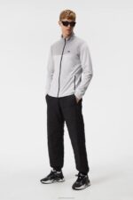 Banks Mid Layer Light Grey Melange Men J.Lindeberg Clothing 66XF498 - Image 2