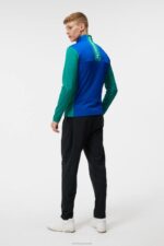 Banks Mid Layer Proud Peacock Men J.Lindeberg Clothing 66XF497
