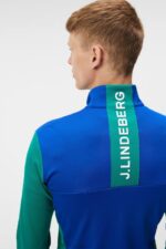 Banks Mid Layer Proud Peacock Men J.Lindeberg Clothing 66XF497 - Image 3
