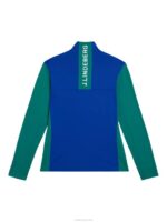 Banks Mid Layer Proud Peacock Men J.Lindeberg Clothing 66XF497 - Image 6