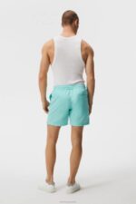 Banks Solid Swim Trunks Aqua Splash Men J.Lindeberg Clothing 66XF1115 - Image 2