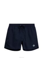 Banks Solid Swim Trunks Navy Men J.Lindeberg Clothing 66XF1116 - Image 4