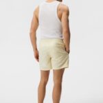Banks Solid Swim Trunks Pear Sorbet Men J.Lindeberg Clothing 66XF1117