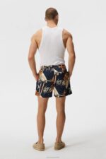 Banks Tropical Swim Trunks Navy Men J.Lindeberg Clothing 66XF1113 - Image 2