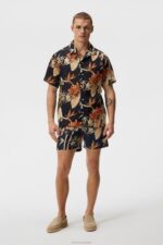 Banks Tropical Swim Trunks Navy Men J.Lindeberg Clothing 66XF1113 - Image 3