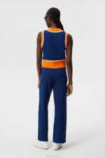 Barbados Knitted Vest Estate Blue Women J.Lindeberg Clothing 66XF1771