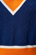 Barbados Knitted Vest Estate Blue Women J.Lindeberg Clothing 66XF1771 - Image 4