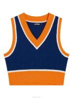 Barbados Knitted Vest Estate Blue Women J.Lindeberg Clothing 66XF1771 - Image 5