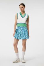 Barbados Knitted Vest White Women J.Lindeberg Clothing 66XF1770 - Image 2