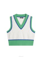 Barbados Knitted Vest White Women J.Lindeberg Clothing 66XF1770 - Image 5