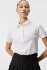 Barbara Polo White Women J.Lindeberg Clothing 66XF1504 - Image 3