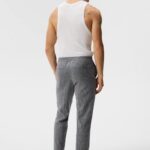 Baron Linen Structure Pants Navy Men J.Lindeberg Clothing 66XF1121
