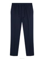Baron Tencel Linen Pants Navy Men J.Lindeberg Clothing 66XF1128 - Image 4