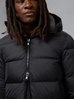 Barrell Down Jacket Black Men J.Lindeberg Clothing 66XF2412 - Image 4