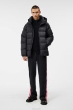 Barrell Down Jacket Black Men J.Lindeberg Clothing 66XF919 - Image 2
