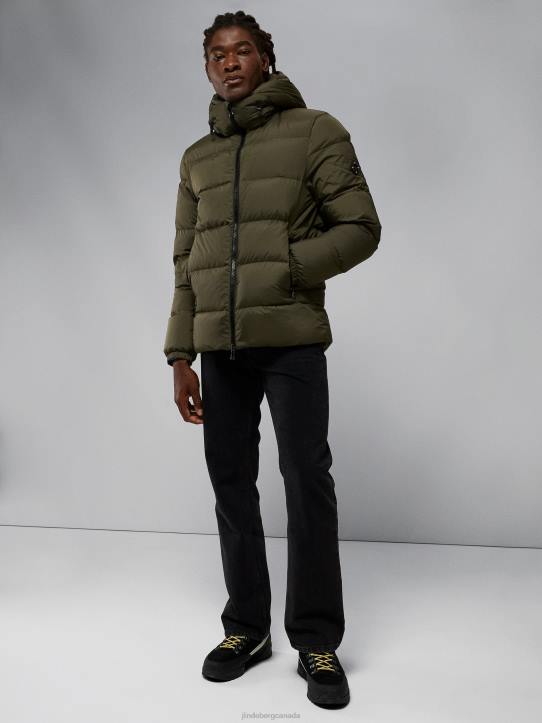 Barrell Down Jacket Forest Green Men J.Lindeberg Clothing 66XF2413 - Image 3